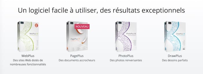Quelques logiciels Serif