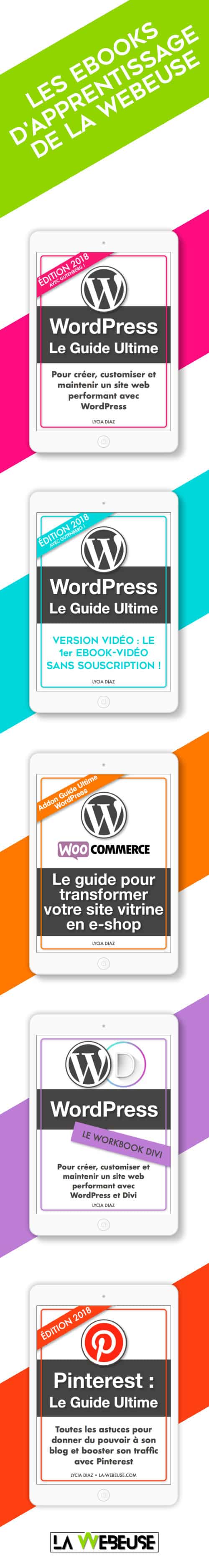 ebooks d'apprentissage de La Webeuse
