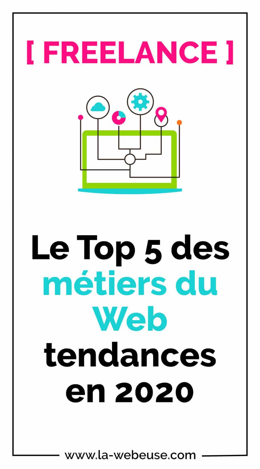 Top 5 métiers du Web 2020
