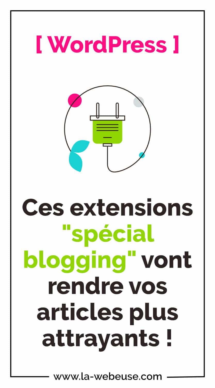 Extensions Blogging WordPress