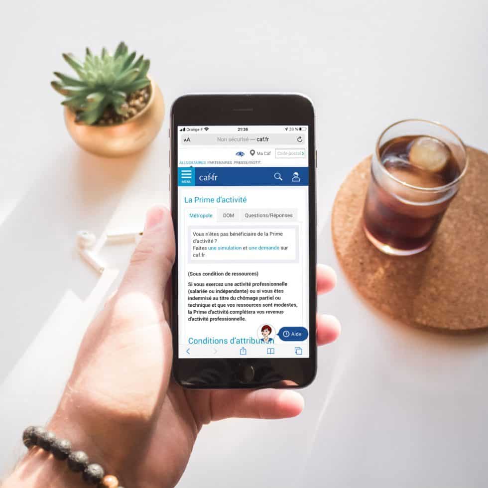 comment reclamer la prime d activite
