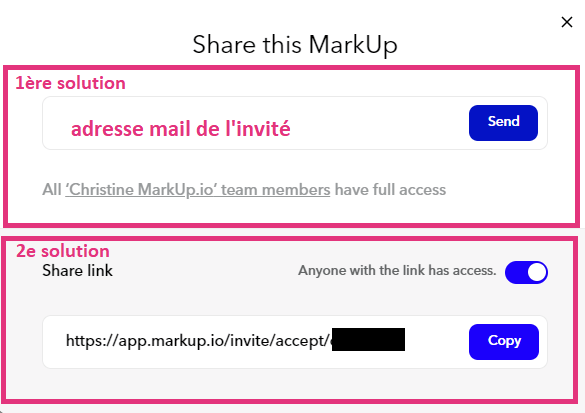 invitation au markup