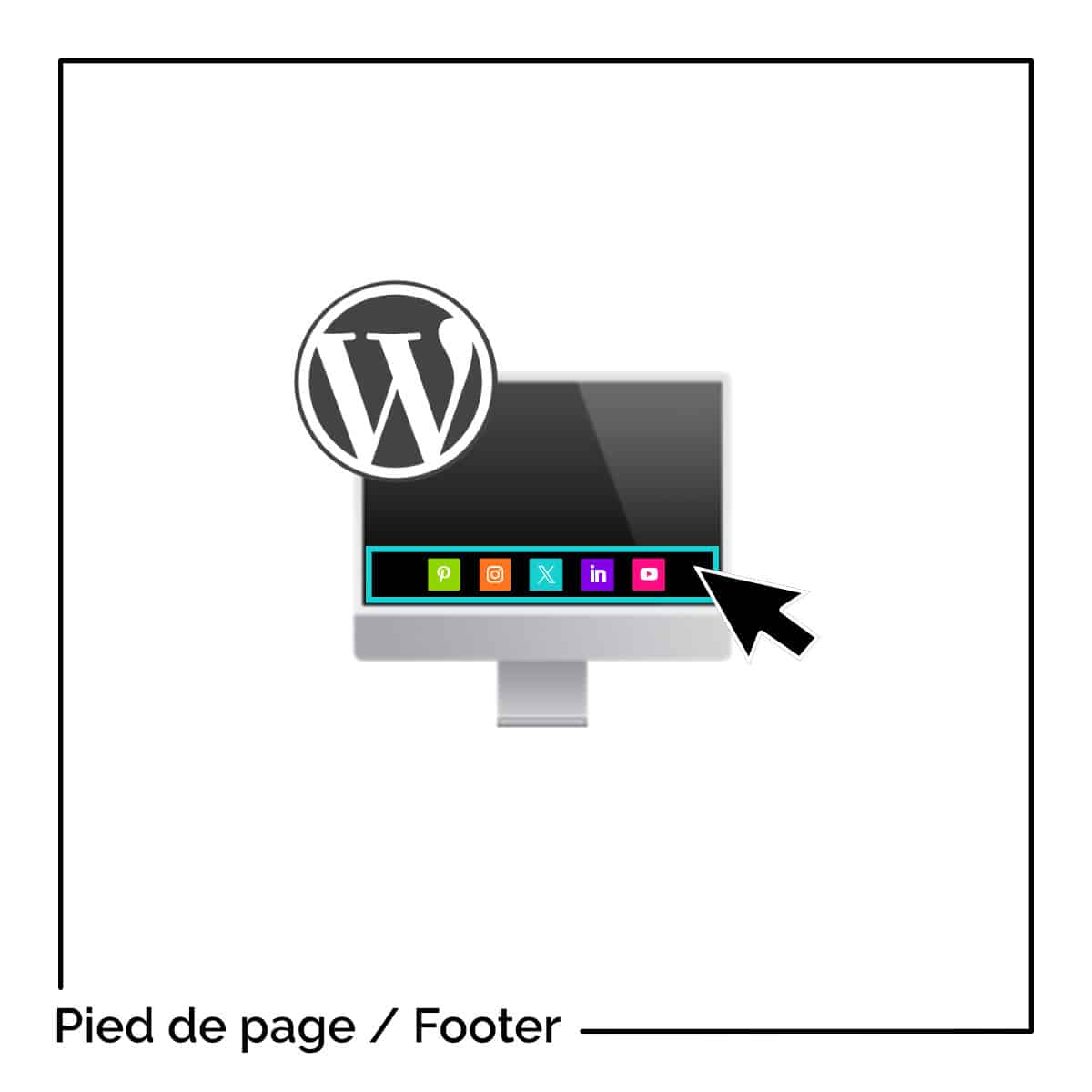 persoonnaliser le pied de page (footer) WordPress