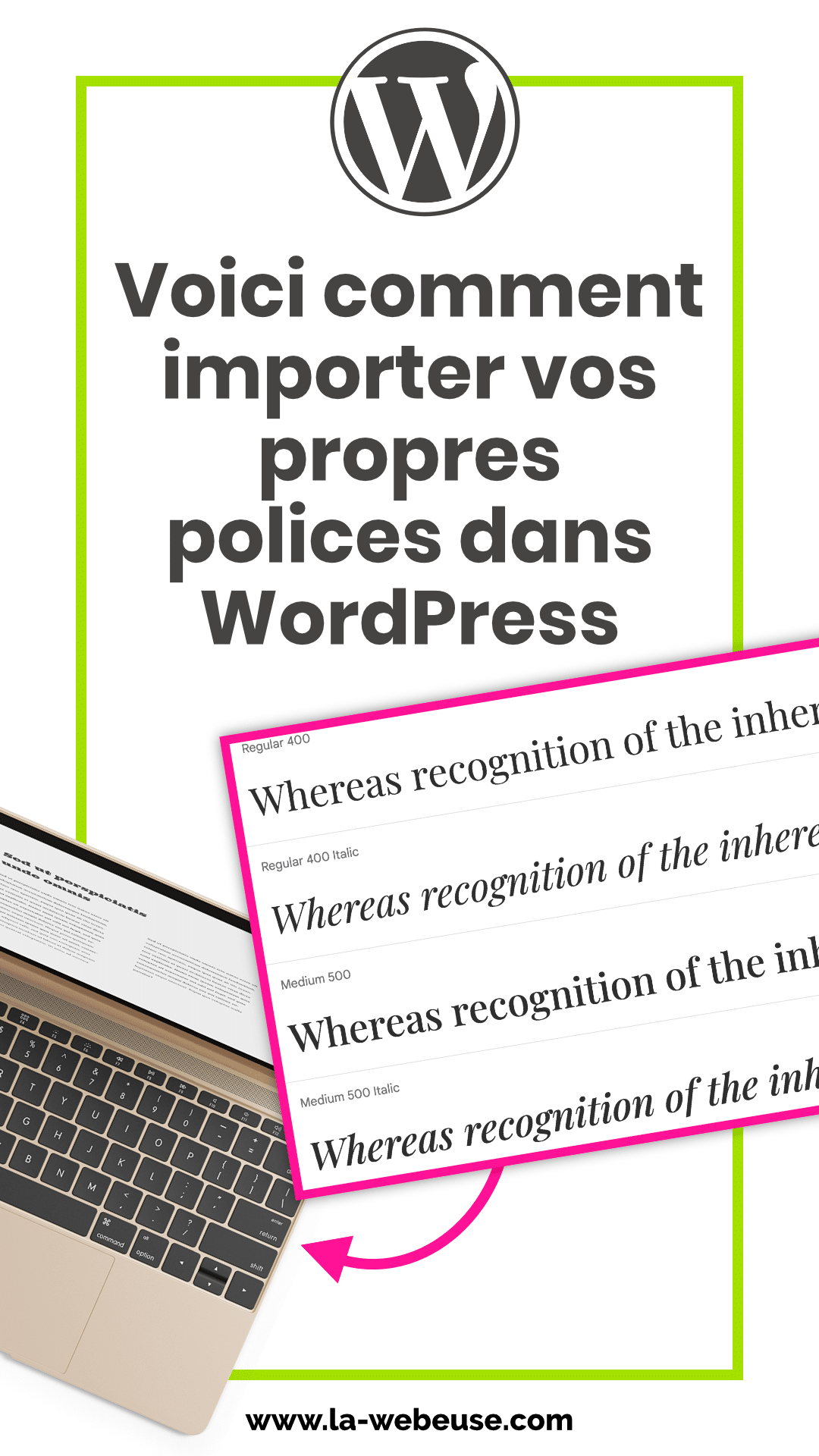 import polices wordpress 2