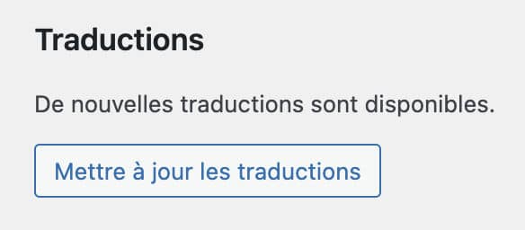 mettre a jour les traductions